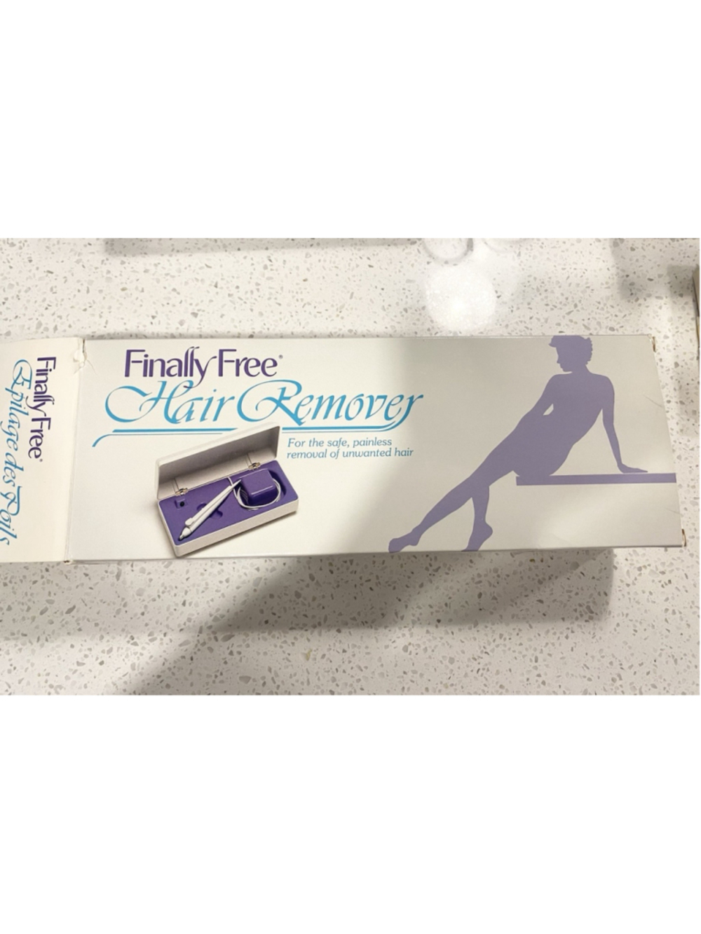 Finally Free F125 Home Electrolysis Hair Removal System w/ 2 T-120 Tips Box